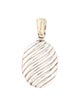David Yurman Two-Tone Sculpted Cable Locket Pendant