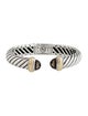 David Yurman Smoky Quartz Waverly Cuff Bracelet