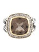 David Yurman Smoky Quartz & Diamond Albion Ring