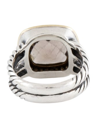 David Yurman Smoky Quartz & Diamond Albion Ring