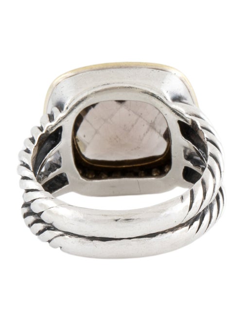 David Yurman Smoky Quartz & Diamond Albion Ring