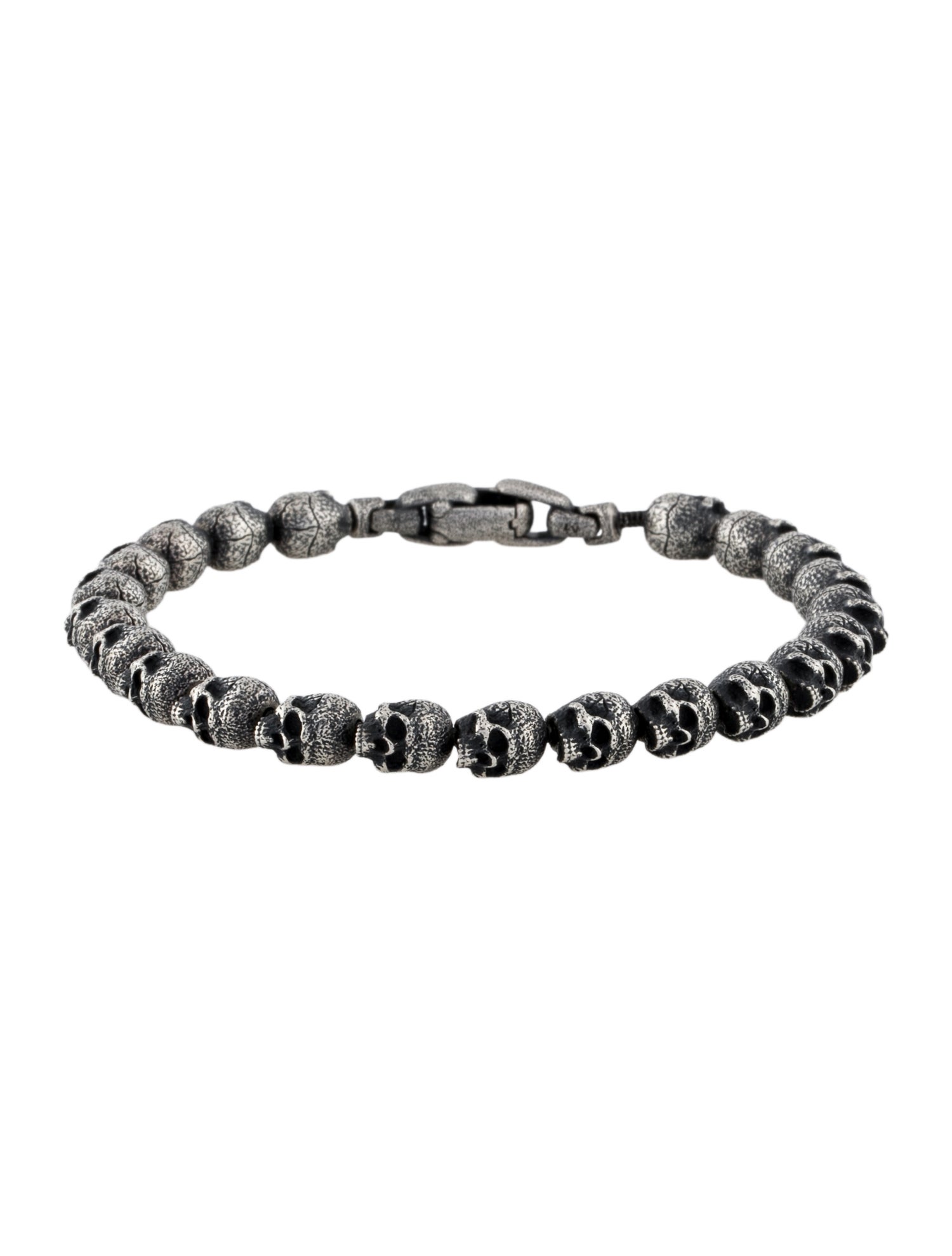 David Yurman Memento Mori Skull Bead Bracelet