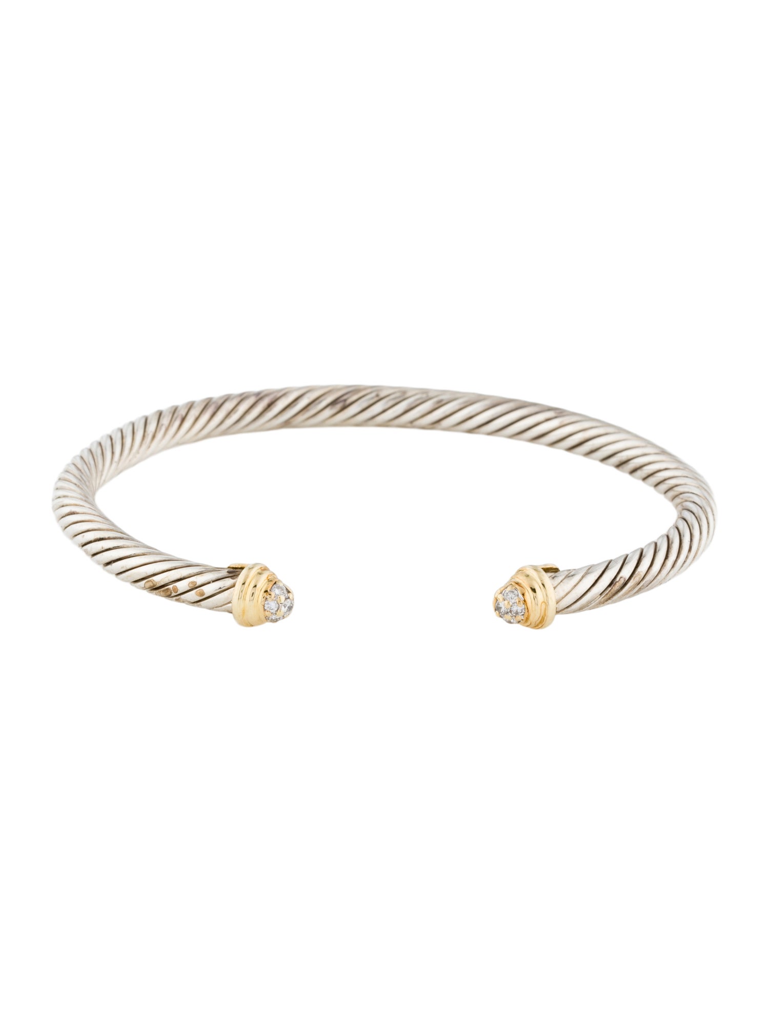 David Yurman Diamond Cable Bracelet