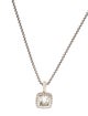 David Yurman Topaz & Diamond Petite Albion Pendant Necklace