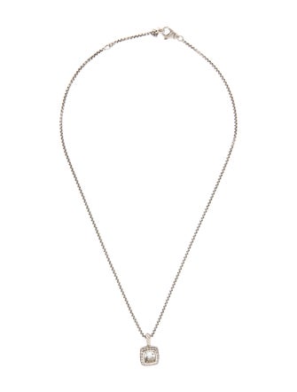 David Yurman Topaz & Diamond Petite Albion Pendant Necklace
