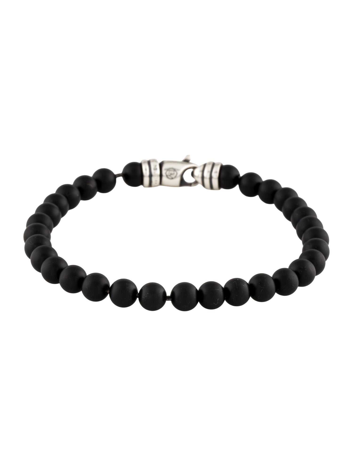 David Yurman Onyx Spiritual Bead Bracelet