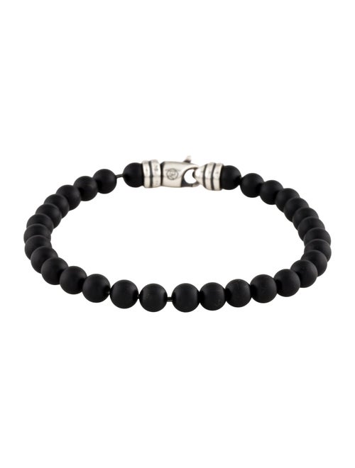 David Yurman Onyx Spiritual Bead Bracelet