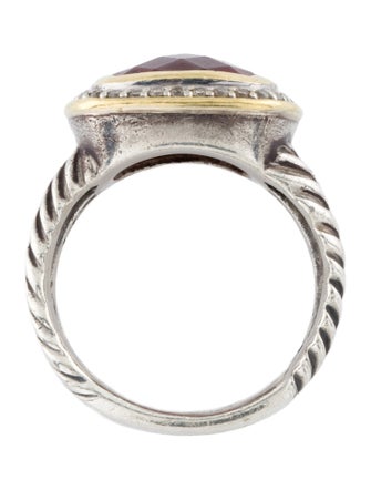 David Yurman Garnet & Diamond Albion Cocktail Ring
