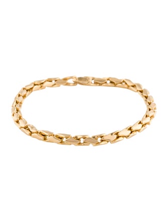 David Yurman 18K Fluted Chain Bracelet