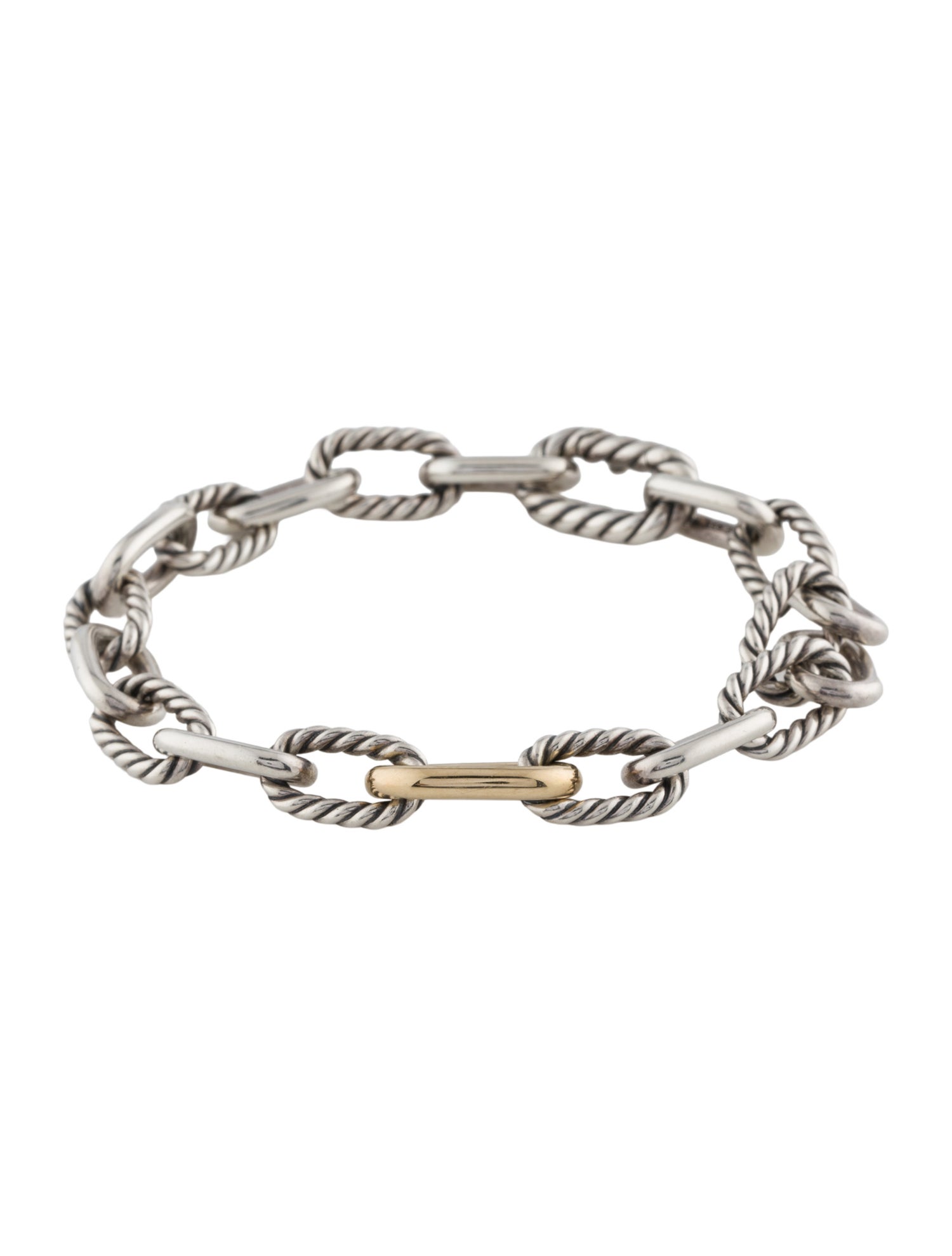 David Yurman Two-Tone Madison® Chain Bracelet