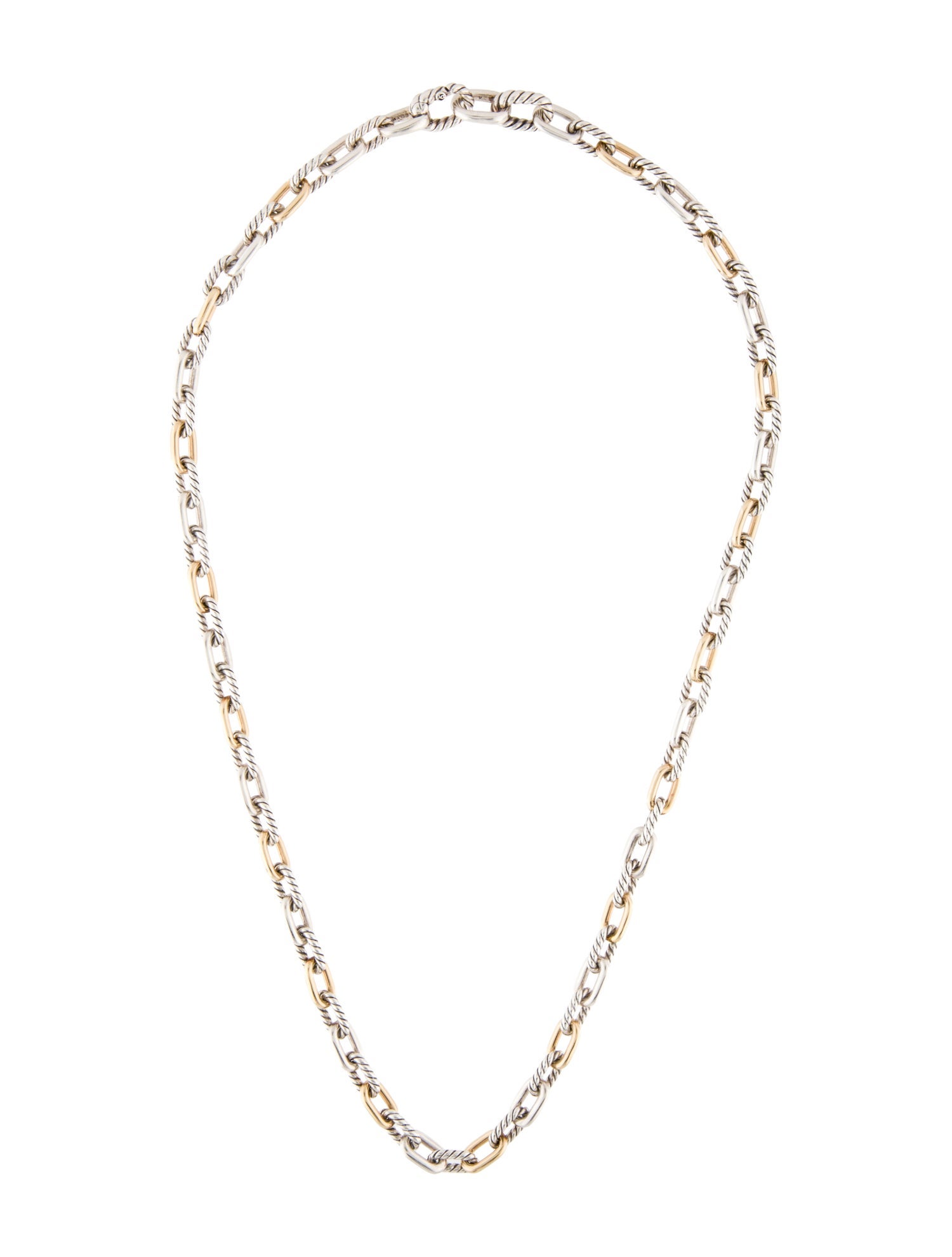 David Yurman Two-Tone Madison Chain Necklace