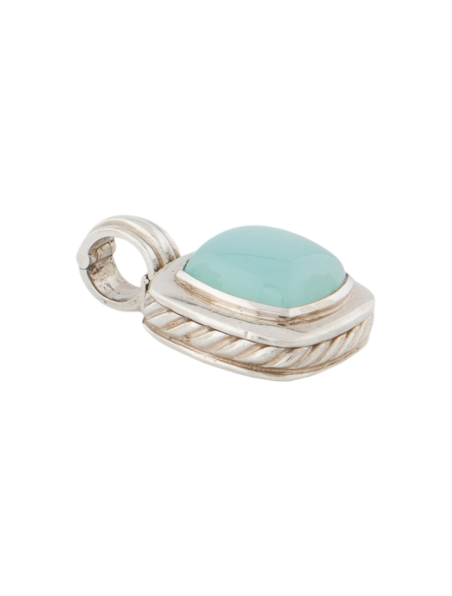David Yurman Dyed Chalcedony Albion Enhancer Pendant