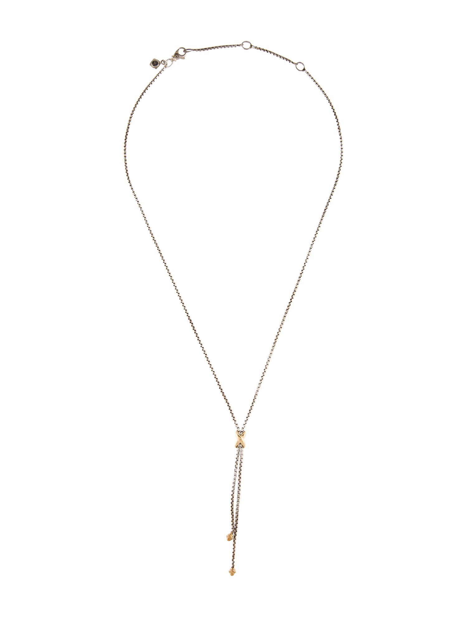 David Yurman Petite X Lavalier Necklace