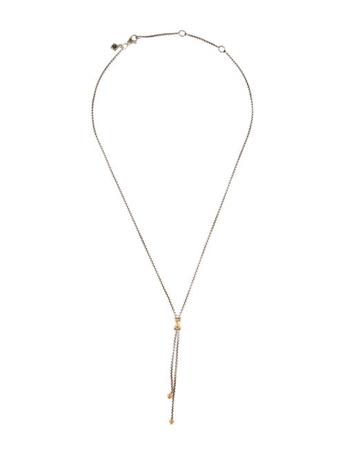 David Yurman Petite X Lavalier Necklace