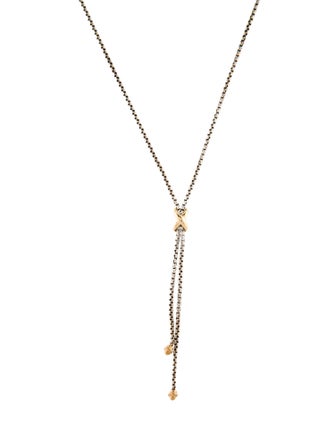 David Yurman Petite X Lavalier Necklace