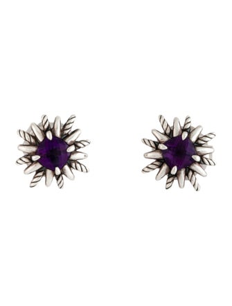 David Yurman Amethyst Starburst Earrings
