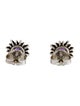 David Yurman Amethyst Starburst Earrings