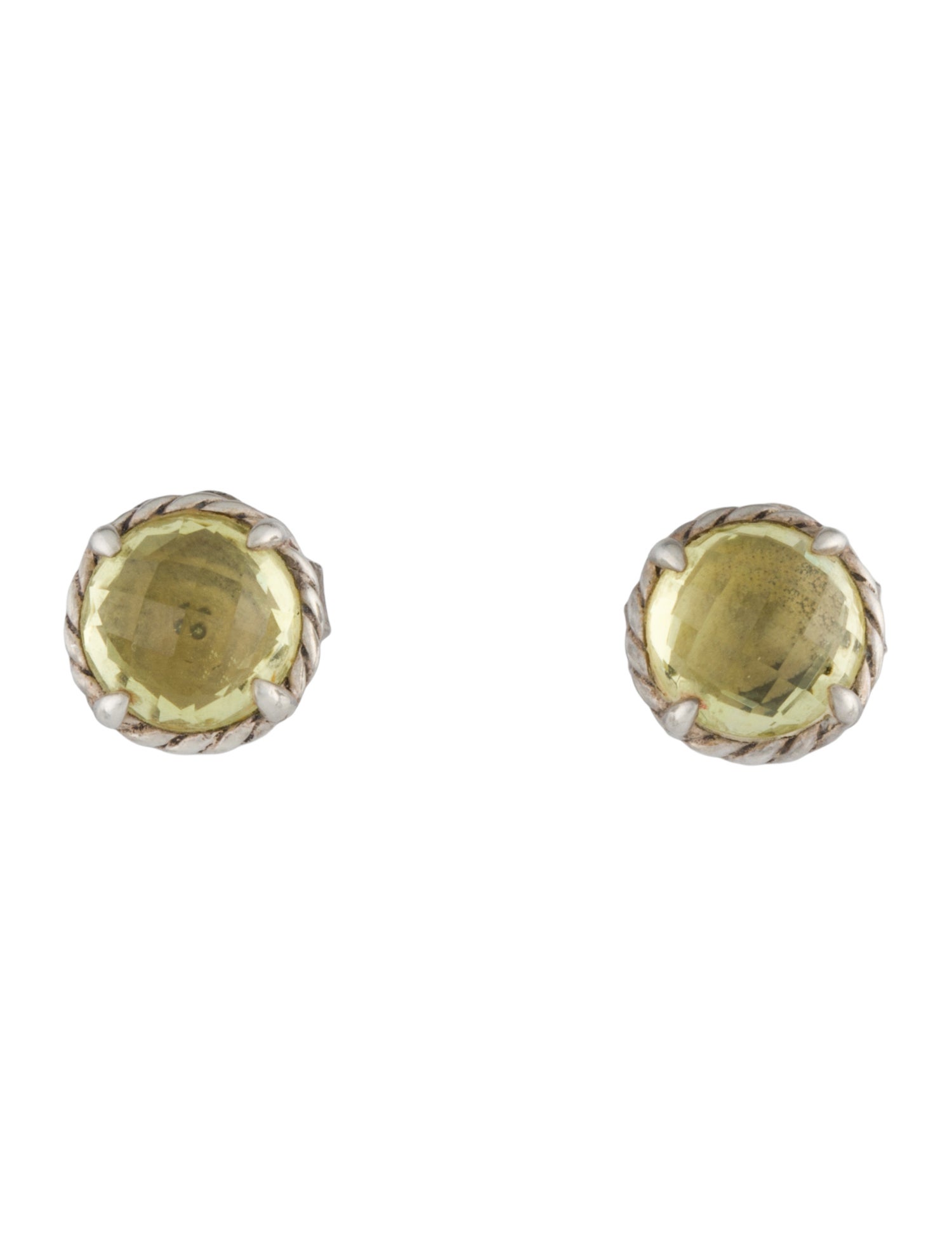David Yurman Quartz Petite Chatelaine Stud Earrings