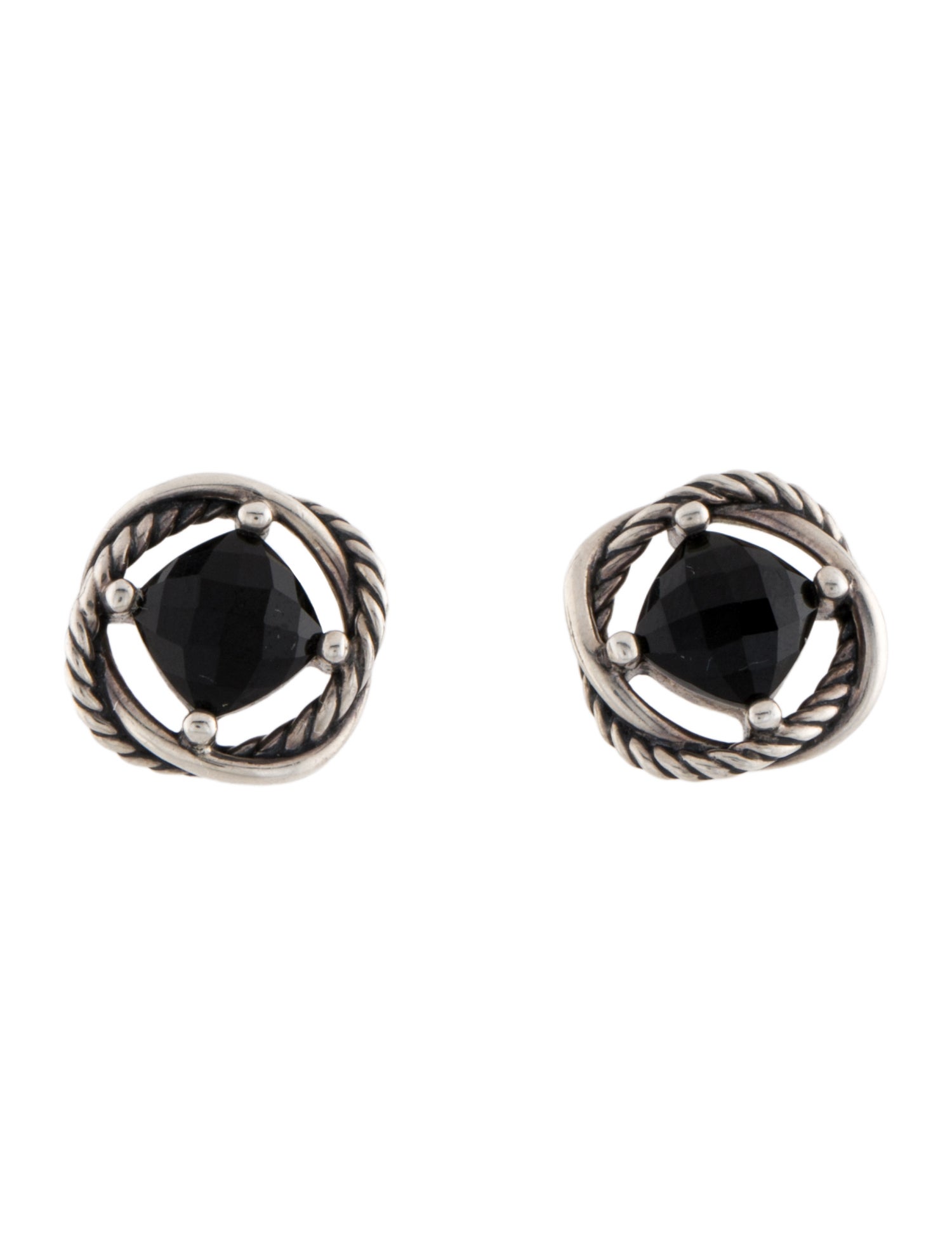 David Yurman Onyx Stud Earrings