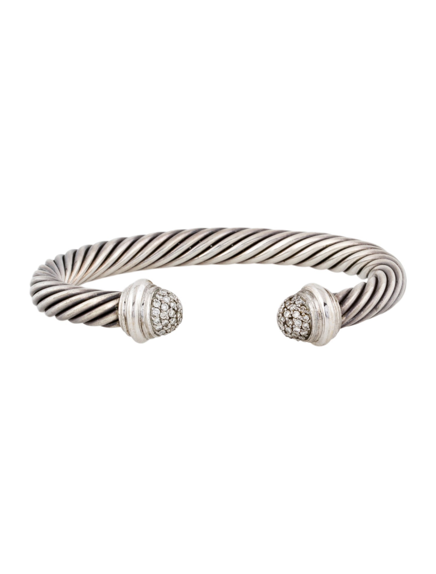David Yurman Diamond Classic Cable Cuff