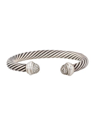 David Yurman Diamond Classic Cable Cuff