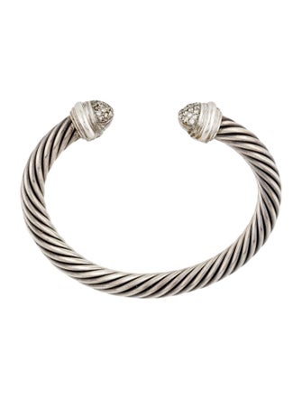 David Yurman Diamond Classic Cable Cuff