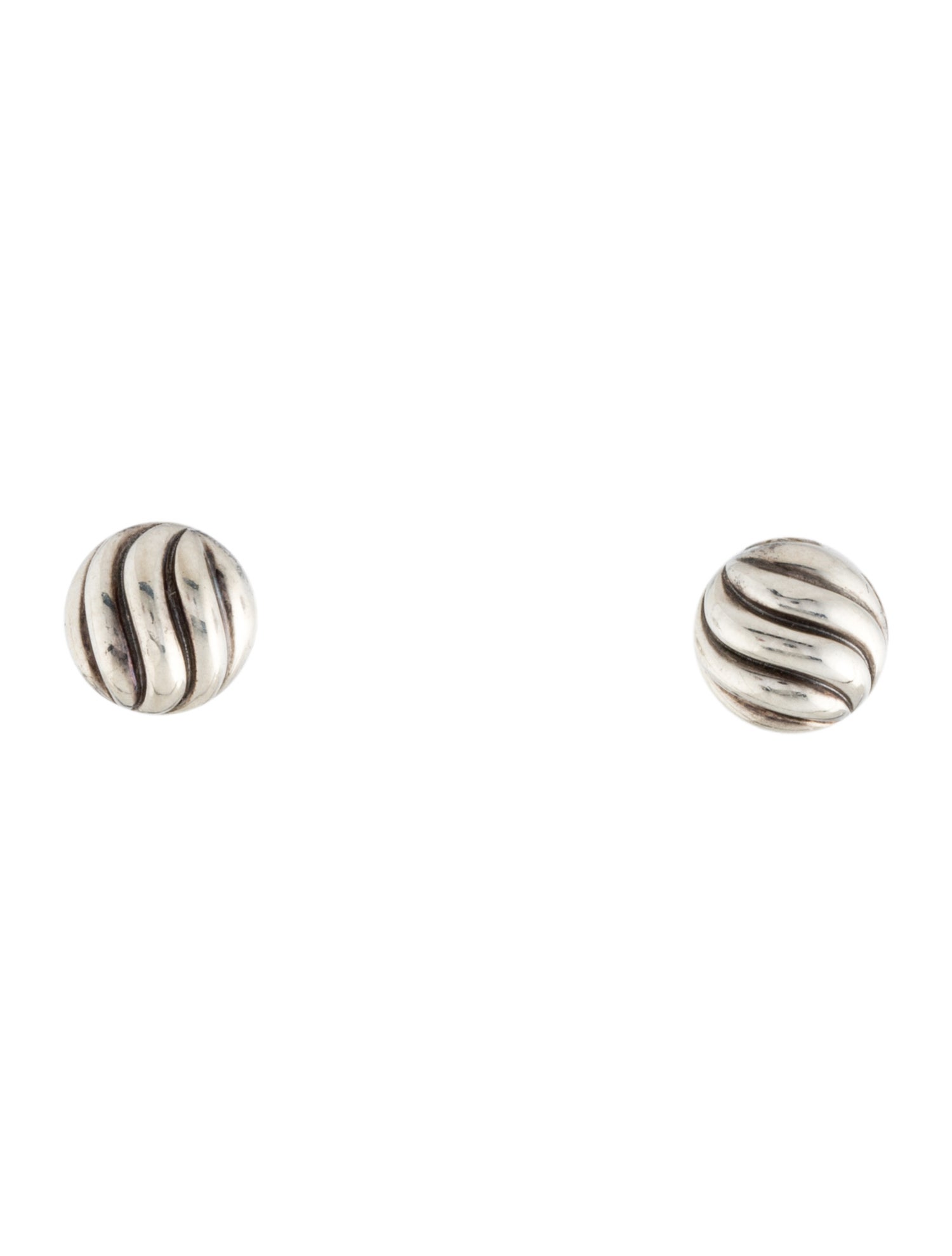 David Yurman Sculpted Cable Stud Earrings