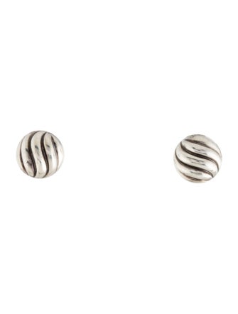 David Yurman Sculpted Cable Stud Earrings