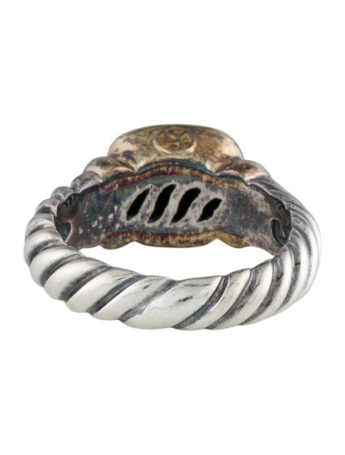 David Yurman Two-Tone Onyx Noblesse Cocktail Ring