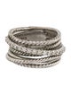 David Yurman Diamond Crossover Ring