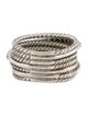 David Yurman Diamond Crossover Ring