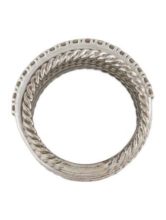 David Yurman Diamond Crossover Ring