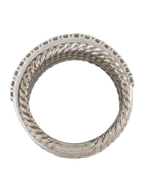 David Yurman Diamond Crossover Ring