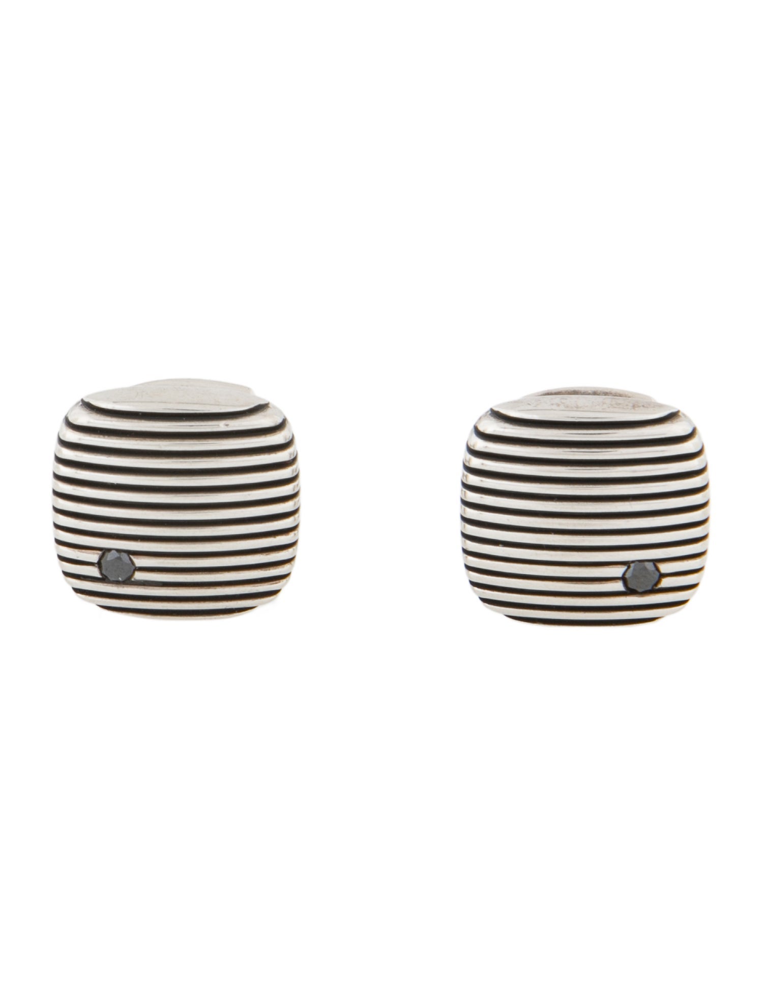 David Yurman Diamond Cufflinks