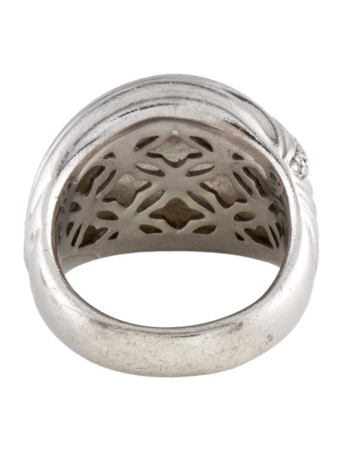 David Yurman Diamond Sculpted Cable Dome Ring