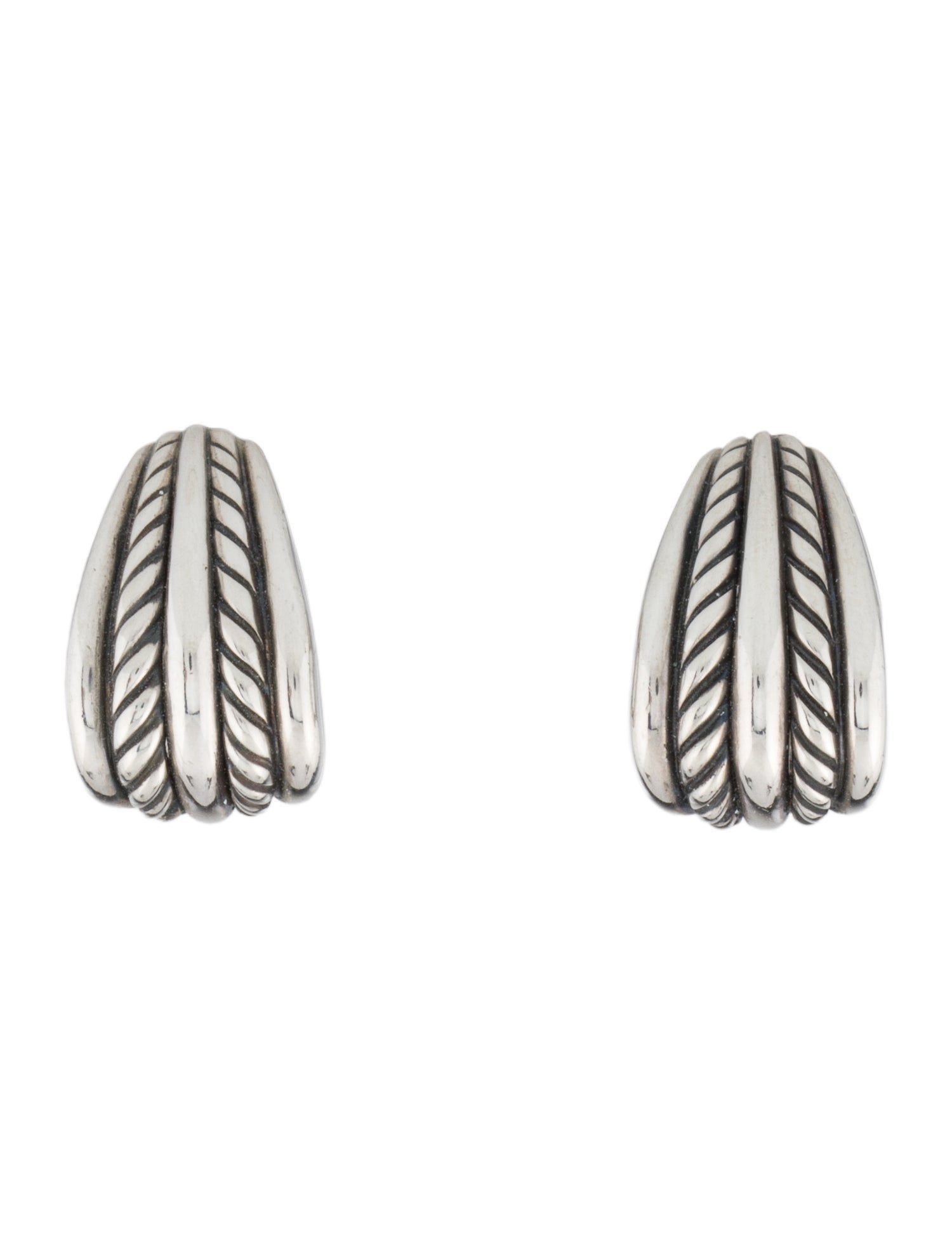 David Yurman Cable Earclip Earrings