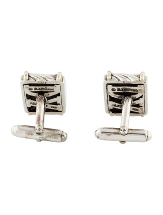 David Yurman Two-Tone Cable Cigar Band Cufflinks