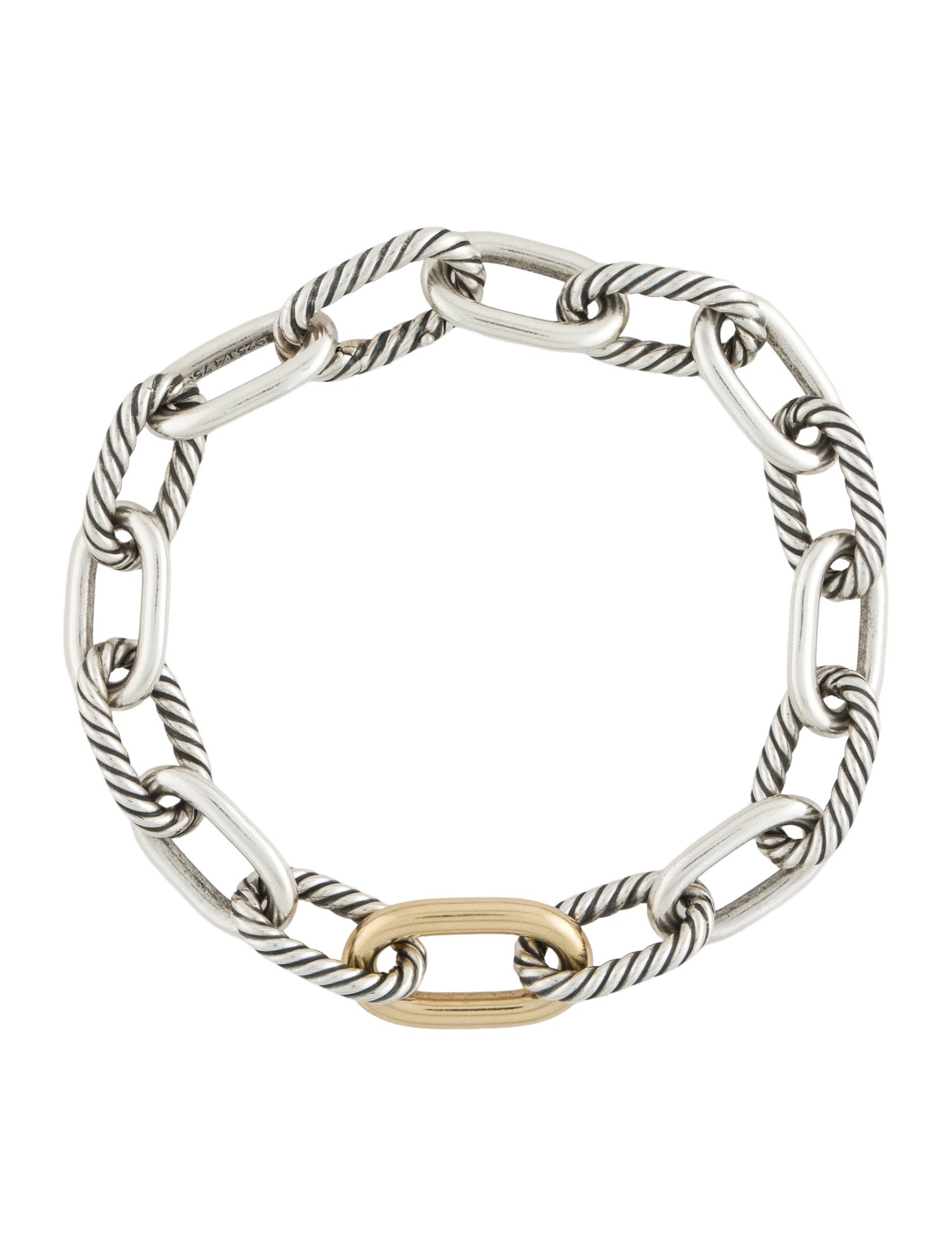 David Yurman Two-Tone Madison® Chain Bracelet