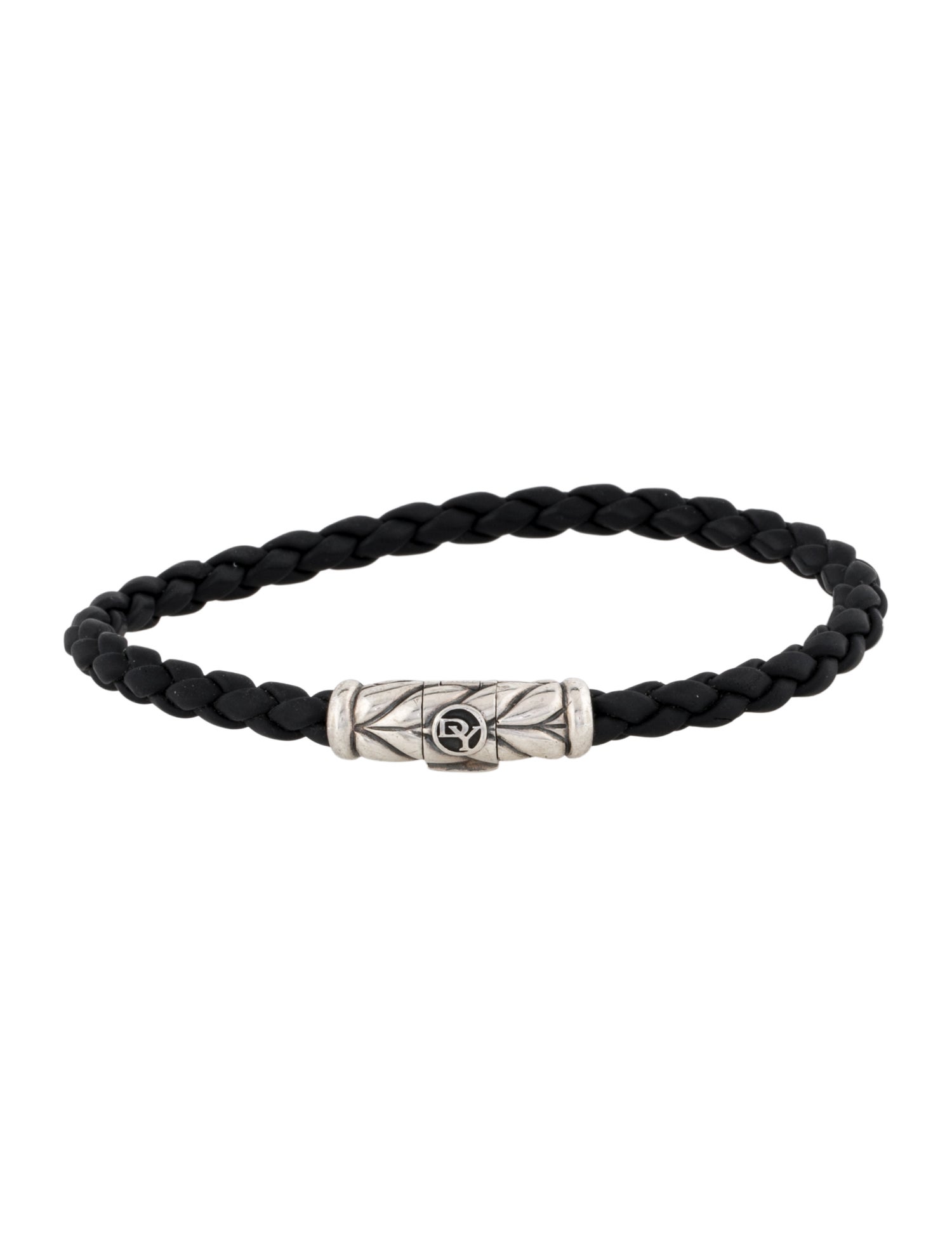David Yurman Rubber Chevron Woven Bracelet