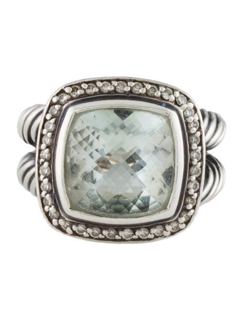 David Yurman Prasiolite & Diamond Cocktail Ring