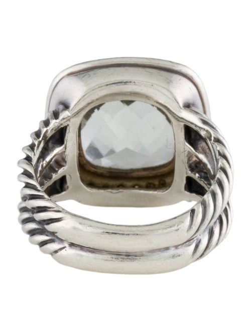 David Yurman Prasiolite & Diamond Cocktail Ring