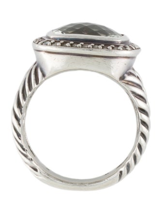 David Yurman Prasiolite & Diamond Cocktail Ring