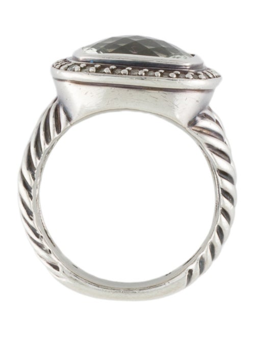 David Yurman Prasiolite & Diamond Cocktail Ring