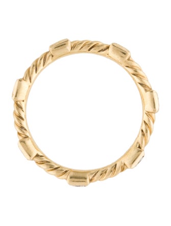 David Yurman 18K Diamond Cable Collectables Band