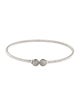 David Yurman 18K Diamond Solari Cablespira Bracelet