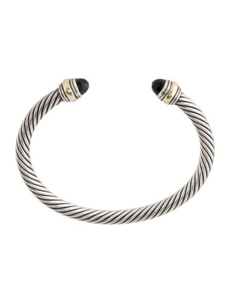 David Yurman Onyx Classic Cable Bracelet