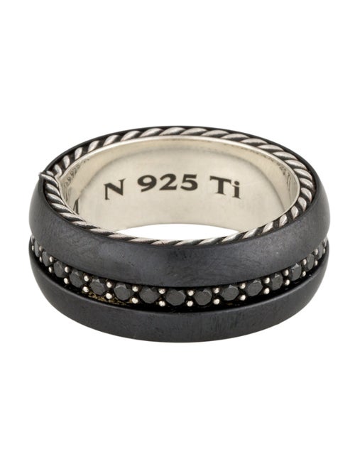 David Yurman Diamond Streamline Wide Band Ring