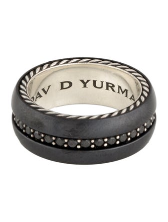 David Yurman Diamond Streamline Wide Band Ring
