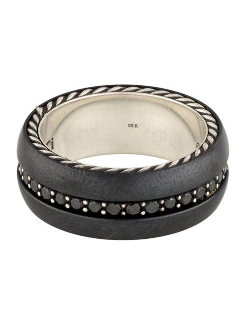 David Yurman Diamond Streamline Wide Band Ring