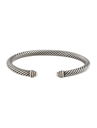 David Yurman Diamond Classic Cable Bracelet